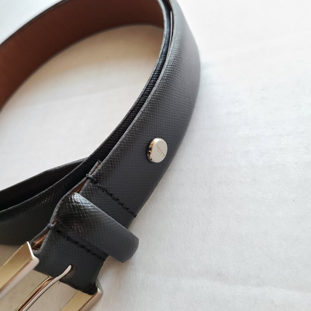 Boconi Leather Belt, Size 34